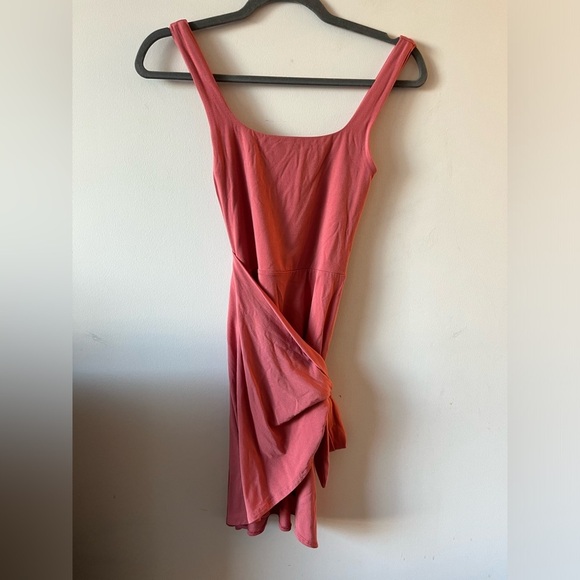 Aritzia Wilfred Saturn Mini Dress Drapey mini resort wrap dress - 2XS - Picture 2 of 10